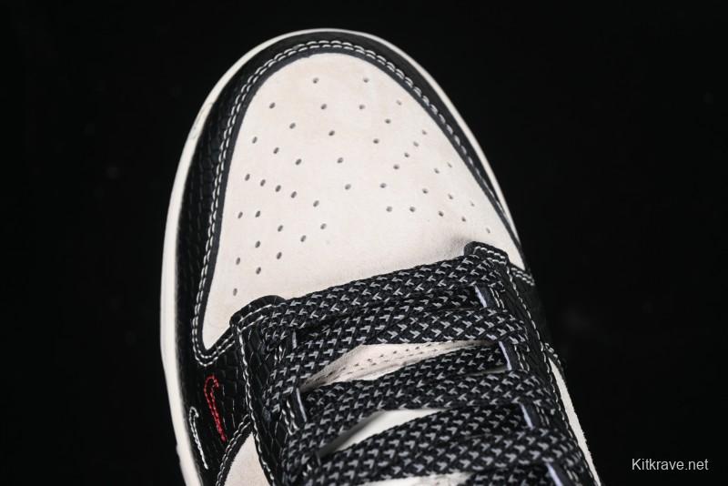 Nike SB Dunk Low Year of the Snake Limited Edition Black Snake Dual-Color Anniversary Custom Low-Top Casual Skate Shoes - HH7518-031