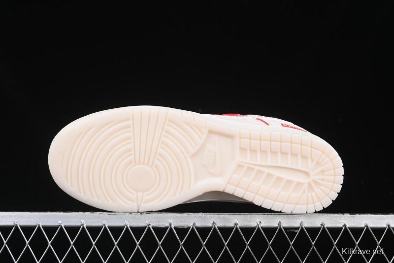 Nike SB Dunk Low Supreme Collaboration Anniversary Custom Low-Top Casual Sneakers - DM6868-033