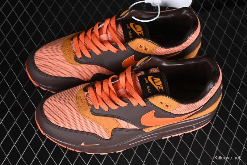 Nike Air Max 1 Retro Running Shoes with Half-Sole Air Cushion - HF7346-200