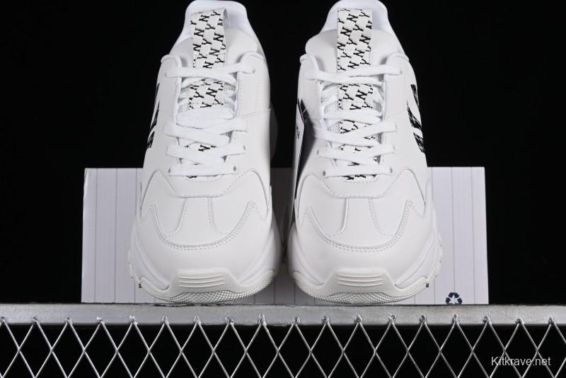 MLB Bigball Chunky Mono New York Yankees Thick Sole Casual Sneakers - 32SHCM01150W