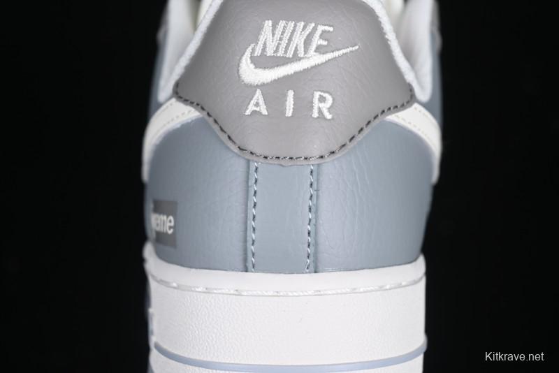 Nike Air Force 1 '07 Low Supreme Collaboration Polka Dot Swoosh Casual Sneakers - DM6688-023