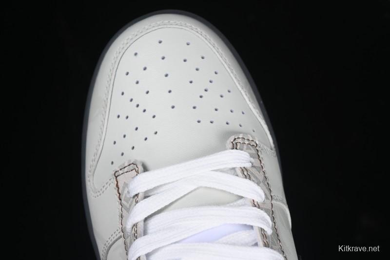Nike Dunk Retro Low Grey Fog Panda Prank Mountain Theme Casual Sneakers - DD1391-103