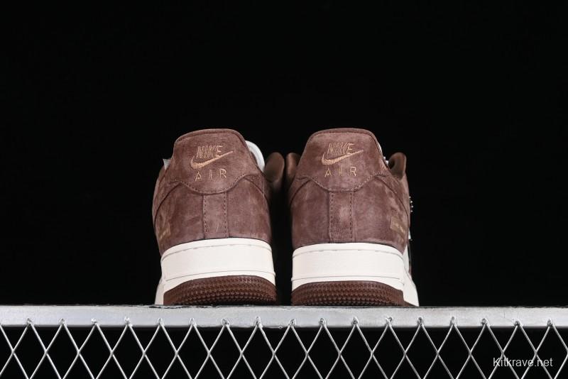 Nike Air Force 1 '07 Low LV Collaboration - Chocolate Pig Casual Sneakers - HD1968-022