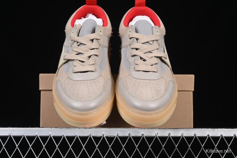 Christian Louboutin Funnyto Flat Comfortable Fashion Low Top Sneakers in Taupe - X.D4