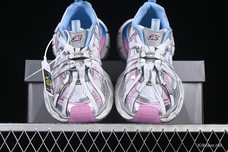 Balenciaga Phantom Sneaker 3XL Trendy Running Shoes with Transparent Heel Strap - W3XCH9145