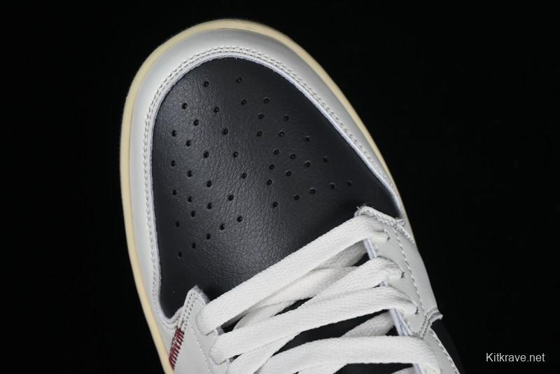 Nike Air Jordan 1 Low AJ1 Custom Black Green Low-Top Culture Casual Sneakers - DC0774-001