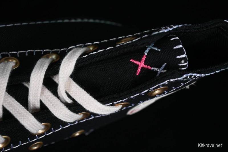 Converse All Star Lift Platform Sneakers with Daisy Stitch Detail - A08731C