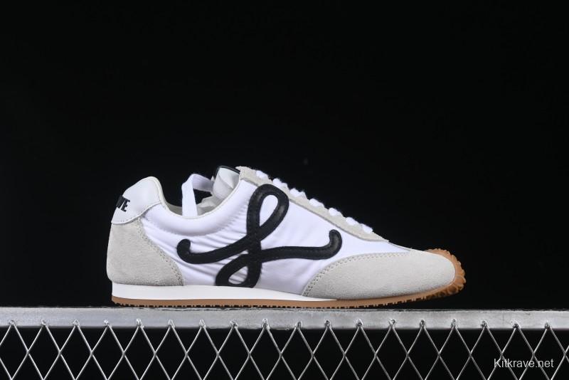 Loewe Ballet Runner 2.0 Sneakers Retro Style Low-Profile Casual Sports Shoes with Asymmetric Toe Design - Ballet Runner 2.0
