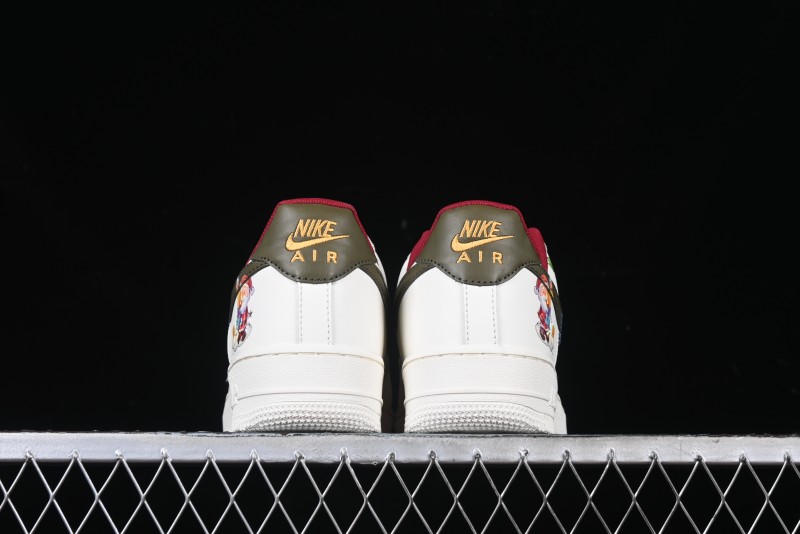 Nike Air Force 1 '07 Low Custom Christmas Party Casual Sneakers - DM0970-132