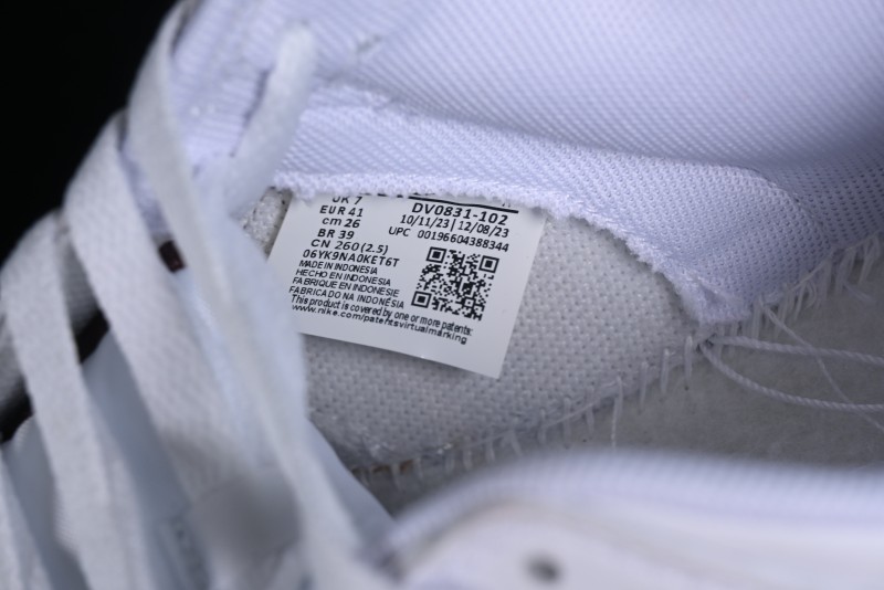 Nike SB Dunk Low White Red Colorway Low-Top Casual Skateboarding Shoes - DV0831-102