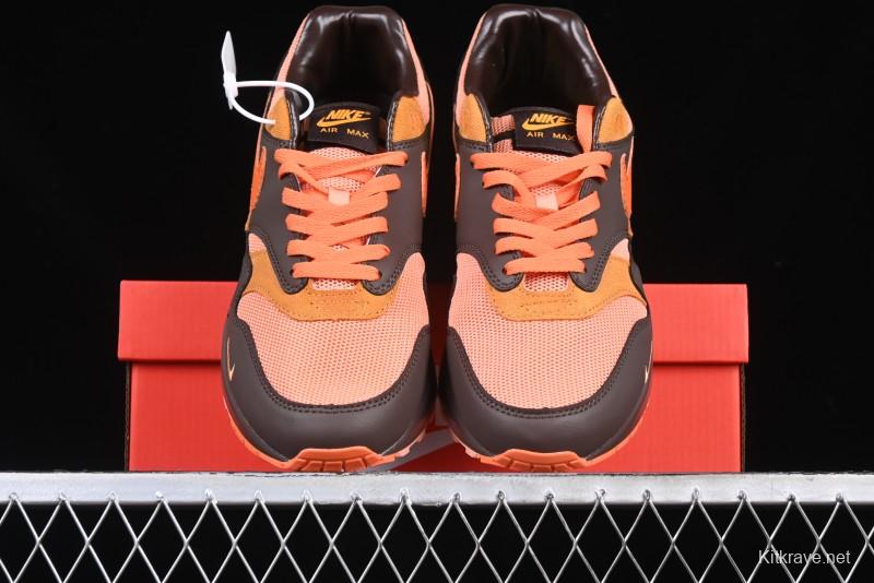 Nike Air Max 1 Retro Running Shoes with Half-Sole Air Cushion - HF7346-200