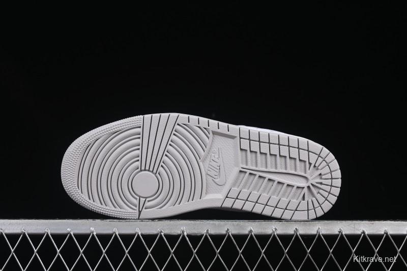 Nike Air Jordan 1 Low Casual Sneakers in Light Blue - FV8486-400