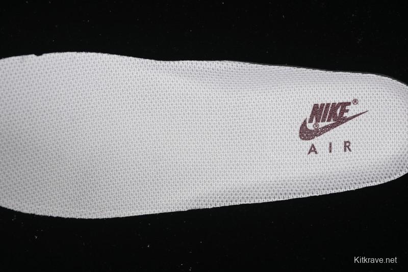 Nike Air Force 1 '07 Low The North Face Collaboration Burgundy Swoosh Casual Sneakers - KK1988-042