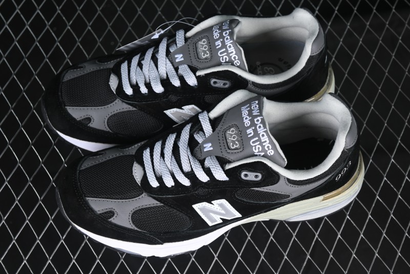New Balance Made In USA M993 Series Classic Retro Casual Running Shoes - MR993BK