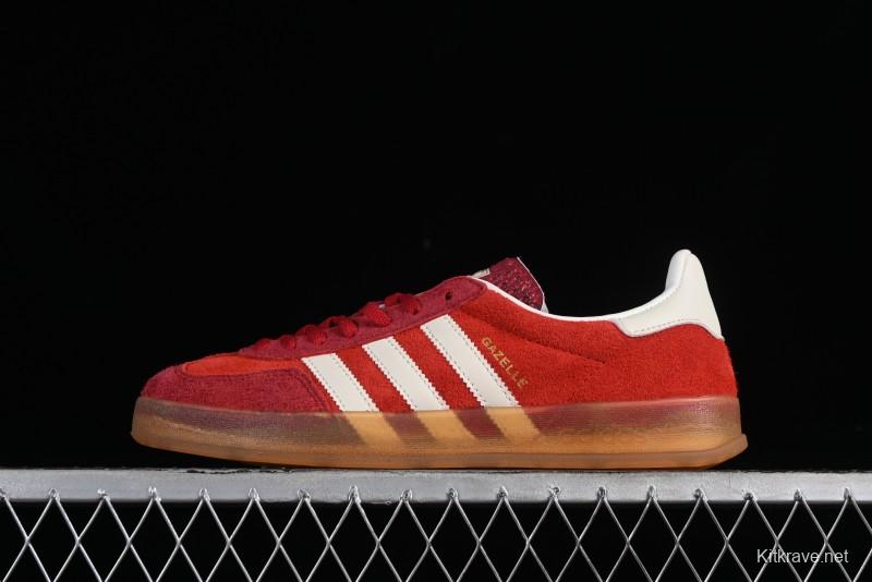 Adidas Originals Gazelle Indoor IE1051 Retro Casual Slip-Resistant Wear-Resistant Low-Top Sneakers