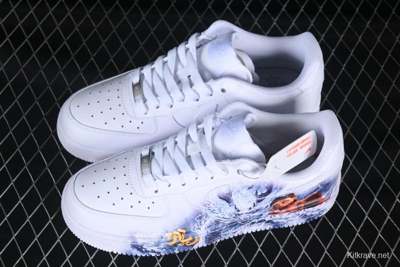 Nike Air Force 1 '07 Low Casual Sneakers with All-sole Air Cushion - DD8959-100