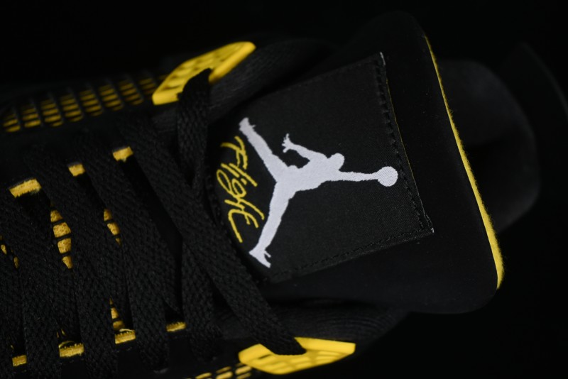 Nike Air Jordan 4 Retro Basketball Shoes Thunder - DH6927-017