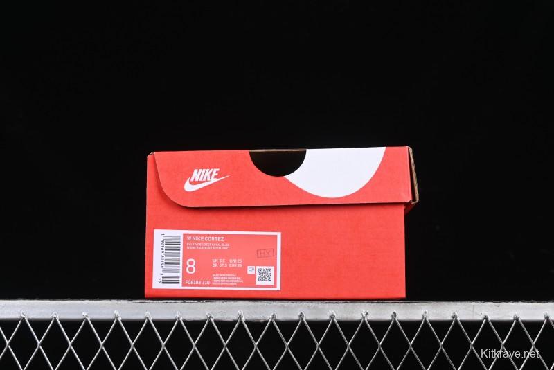 Nike Classic Cortez Leather Retro Running Shoes - FQ8108-110