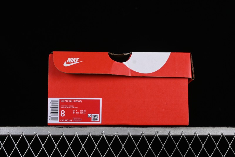 Nike Dunk Low SB Casual Skate Shoes in White Blue Red - CW1590-104