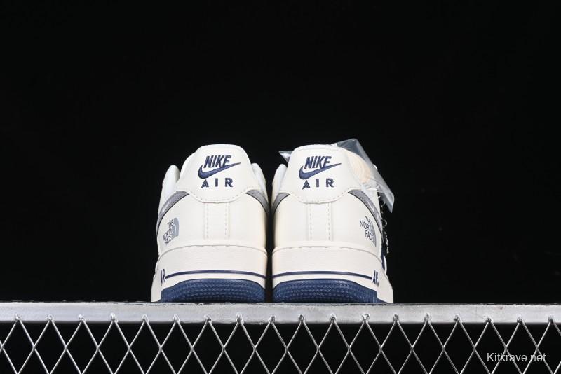 Nike Air Force 1 '07 Low The North Face Collaboration Off-White Blue Diamond Casual Sneakers - DM6688-001