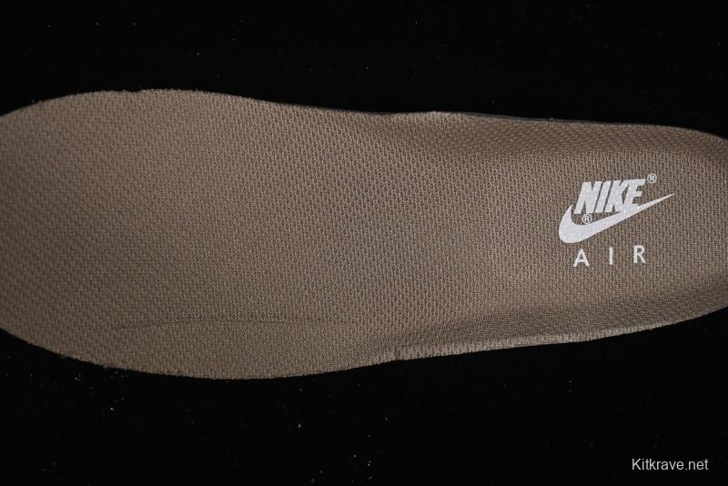 Nike Air Force 1 '07 Low Bape Collaboration Brown White Swoosh Low-Top Casual Sneakers - KK1988-035