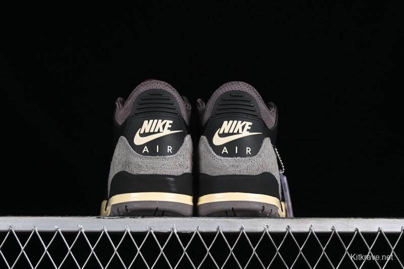 Nike A Ma Maniere x Air Jordan 3 Retro Black Sneakers - FZ4811-001