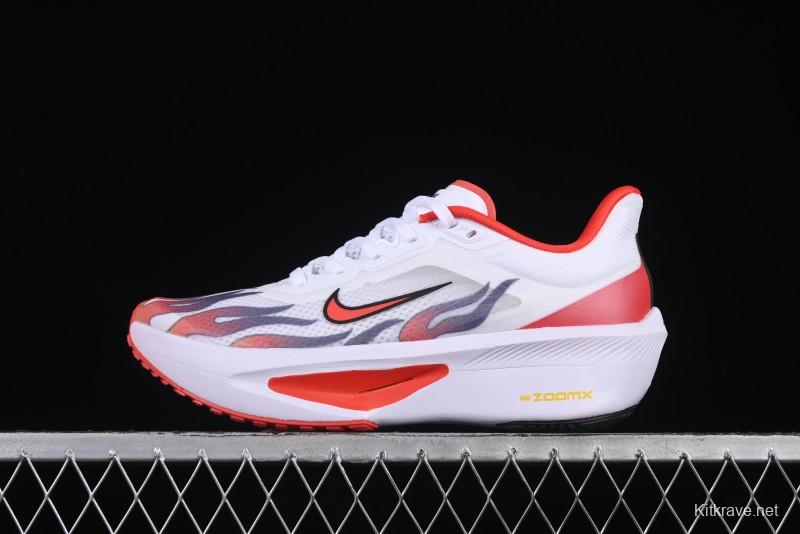 Nike Zoom Fly 6 Lightweight Responsive Running Shoes with Flyknit and Carbon Fiber Plate - HQ3498-100