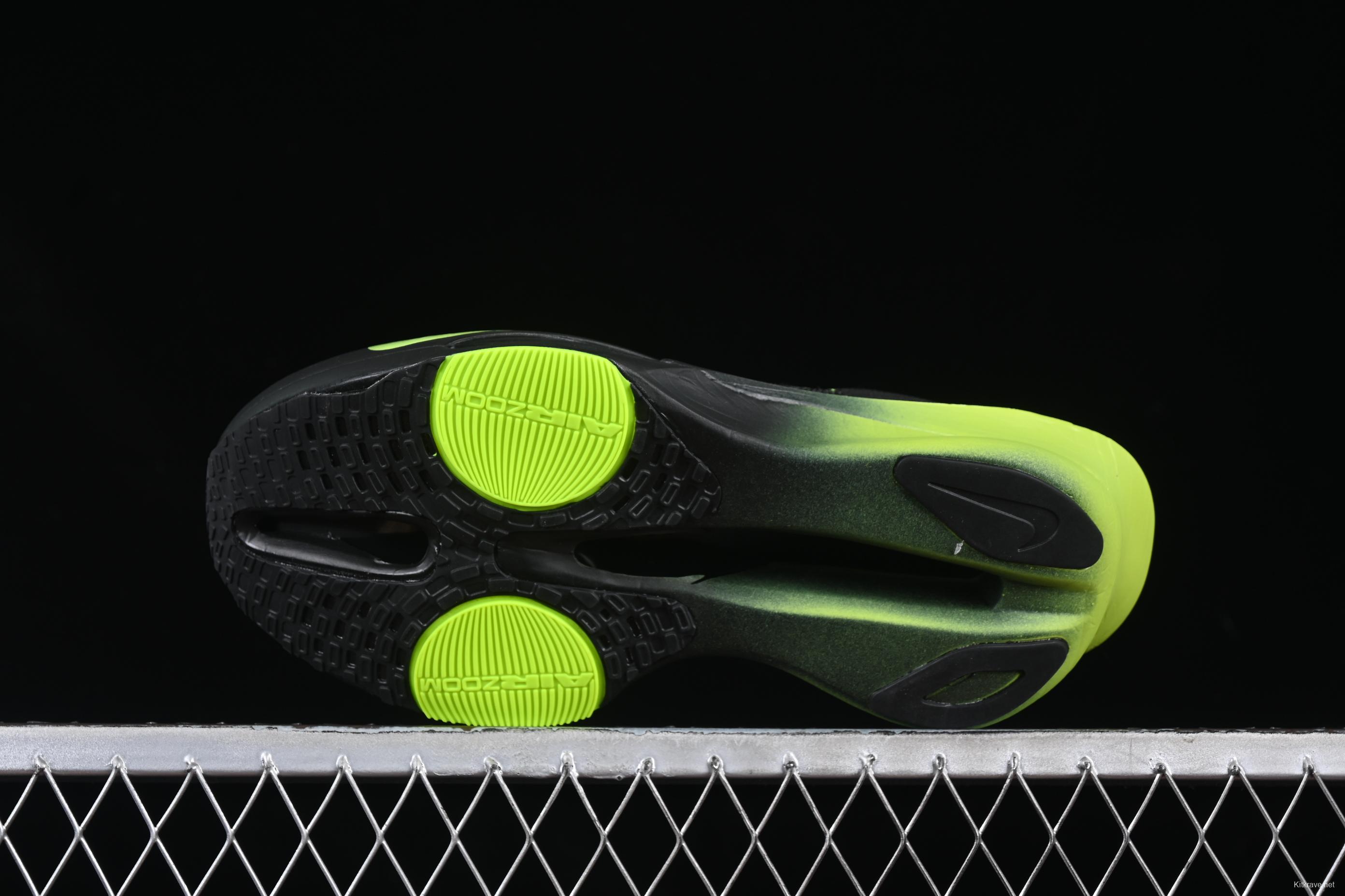 Nike Air Zoom Alphafly NEXT% 2 - Black & Volt Green Performance Running Shoes
