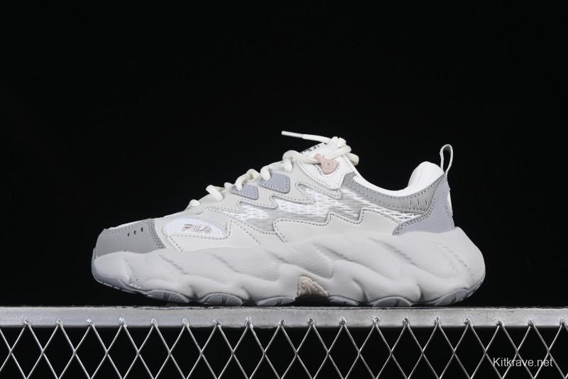FILA Wave Fusion Chunky Sneakers - White & Gray