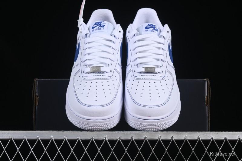 Nike Air Force 1 Low White & Blue – Iconic Leather Sneakers