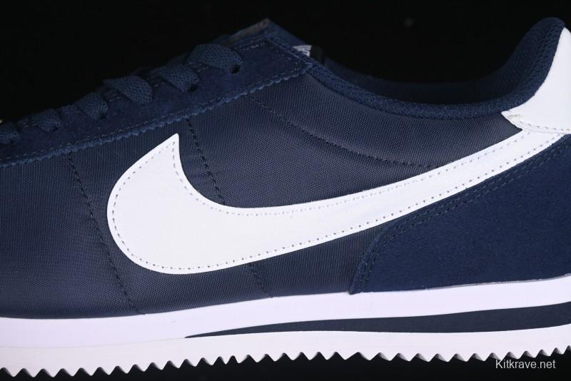 Nike Classic Cortez Leather Retro Running Shoes with Cushioned Sole - HF0263-400