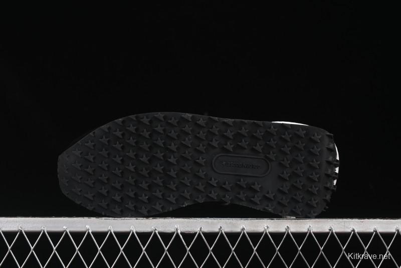 Golden Goose Marathon Comfortable Low-Top Lifestyle Sneakers in White Black - H8D4