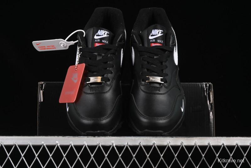 Nike Air Max 1 Retro Running Shoes with Half-Sole Air Cushion - HF8813-001