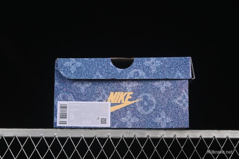 Nike Air Force 1'07 Low LV Collaboration Grey Yellow Casual Sneakers - HQ2037-322