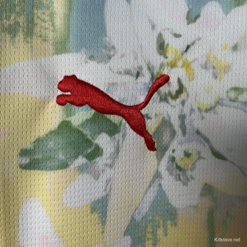 25/26 RB Salzburg White with Floral Pattern Jersey