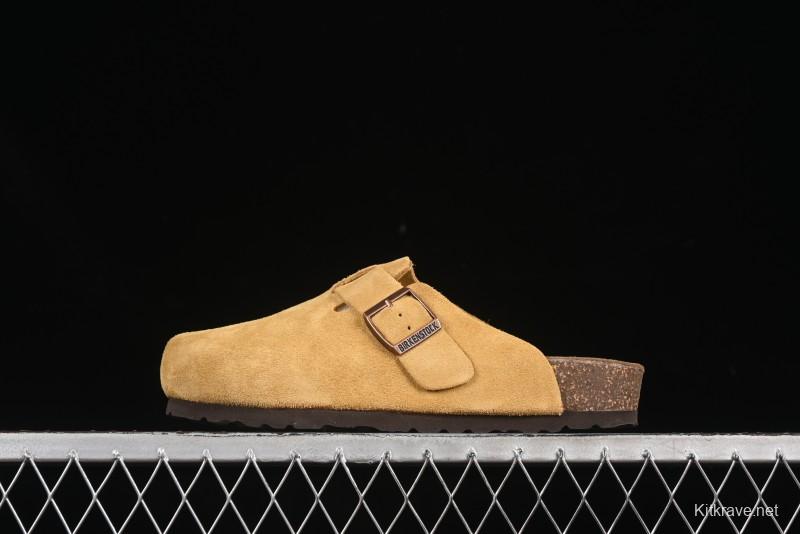 Birkenstock Arizona Soft Footbed Sandals with Suede Leather and Lambswool Lining - G.D4