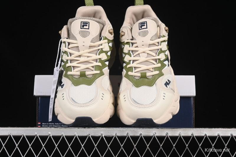 Fila Fusion Fern 2.0 Retro Chunky Sneakers with 3CM Heightening Sole - F12M511101FMC