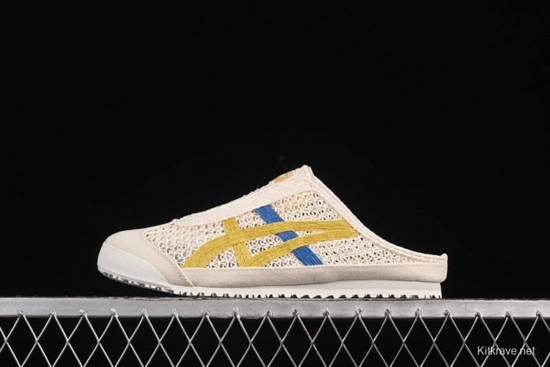 Onitsuka Tiger Mexico 66 Sabot Slip-On Shoes with Breathable Mesh Upper - 1183C123-104