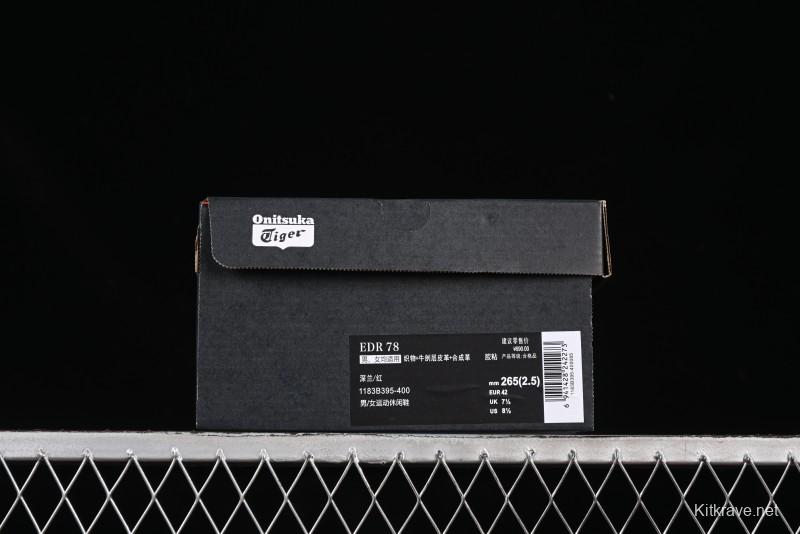Onitsuka Tiger Edr 78 Low-Top Running Shoes Comfortable Slip-Resistant Durable - 1183B395-400