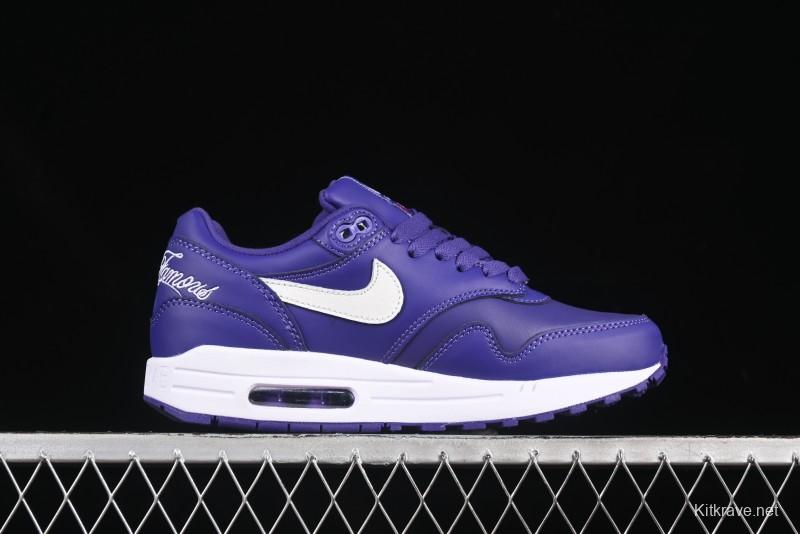 Nike Air Max 1 Retro Running Shoes with Half-Sole Air Cushion - HF8813-500