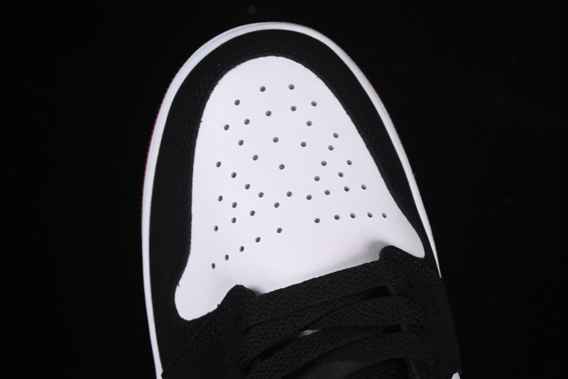 Nike Air Jordan 1 Low "White Black Gym Red" Retro Casual Sneakers - IB8971-106