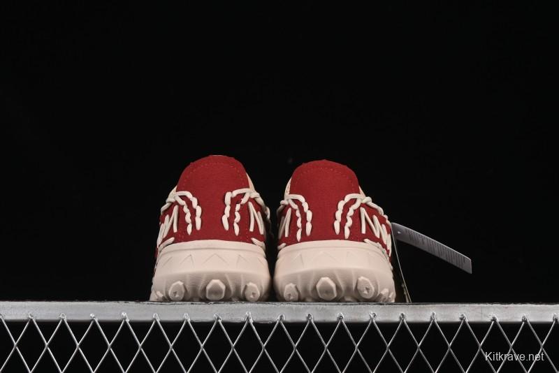 Keen Uneek Flat-M Woven Elastic Strap Outdoor Water Sports Sandals - 1014097 RED