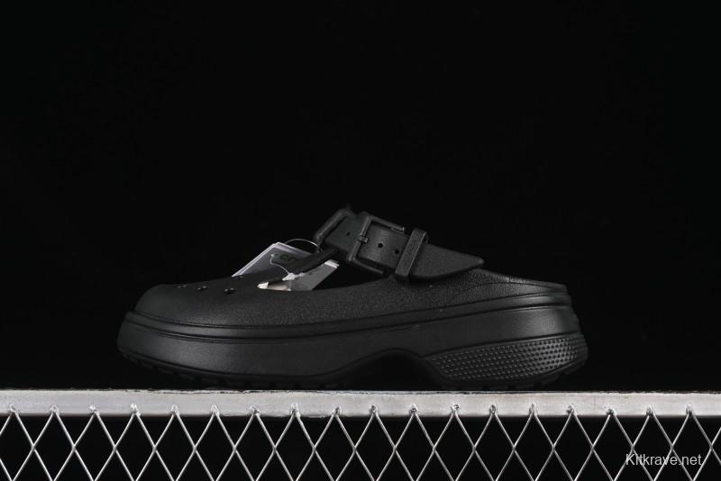 Crocs Mary Jane Classic Simple Casual Beach Clog Sandals - B.D4