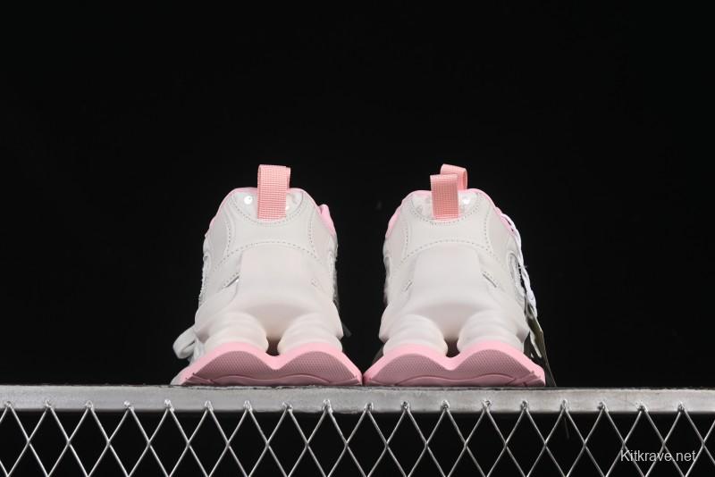 GG-CC Star Same Style Lace-Up Hollow-Out Chunky Sneakers with 5cm Hidden Heel - G25U9988