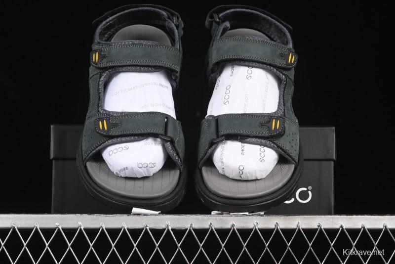 ECCO Off Trail Series Sporty Casual Sandals with Adjustable Hook-and-Loop Closure - 63251701002