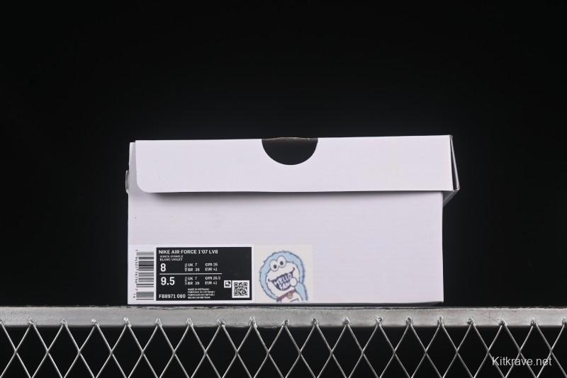 Nike Air Force 1'07 Low "Sesame Street" Custom Casual Sneakers - FB8971-080