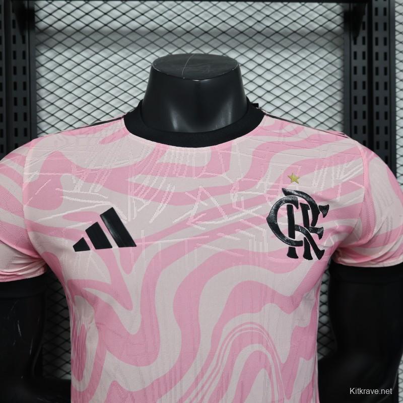 Player Version 25/26 Flamengo Pink with Marble Pattern Jersey
