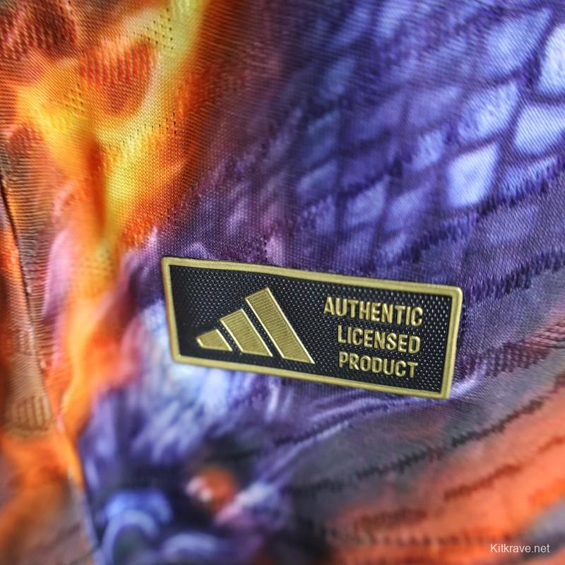 Player Version 2025 Japan Purple with Anime NAZHAI Graphic Jersey