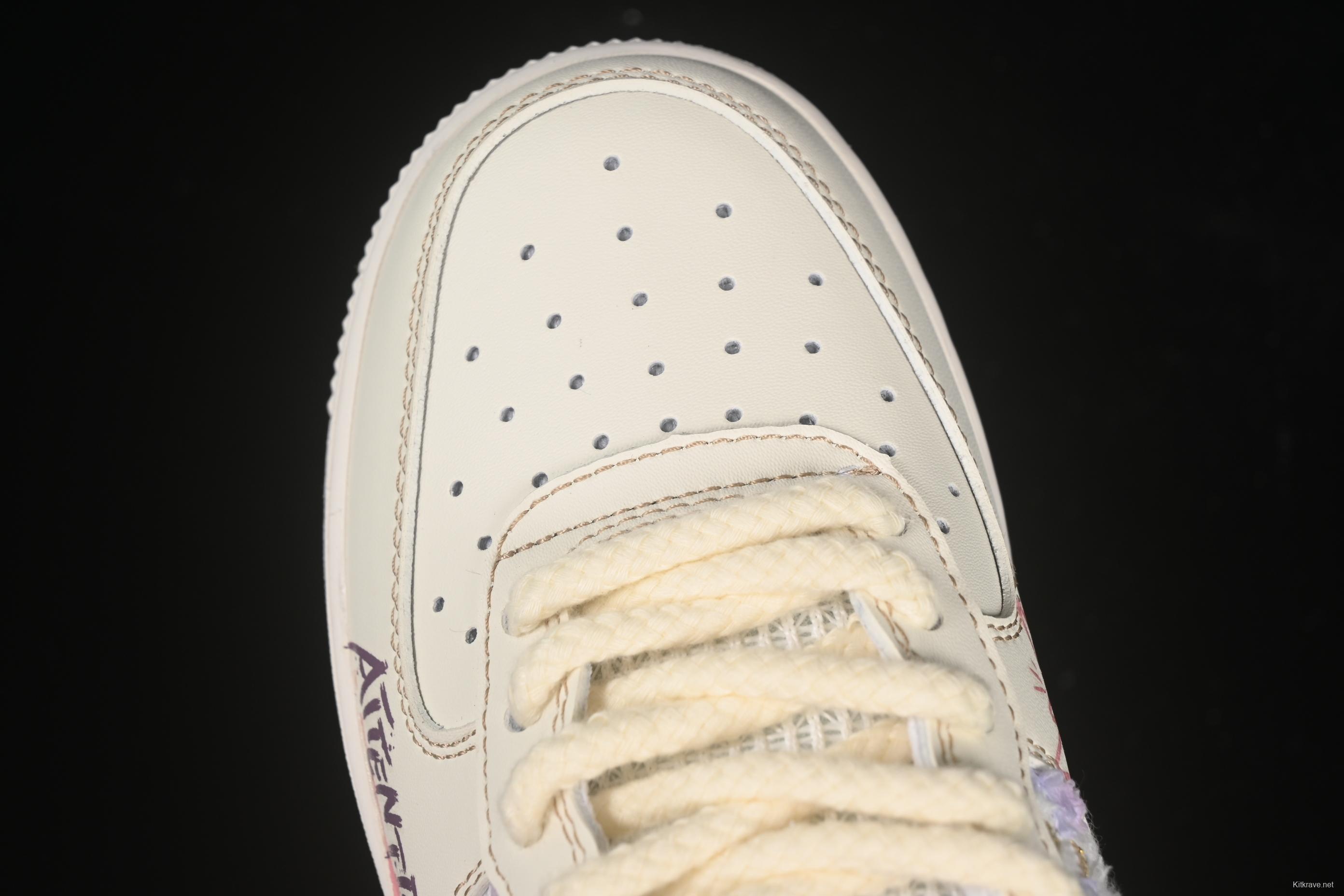 Nike Air Force 1'07 Low Purple Rabbit Baby Casual Sneakers - FJ7740-910