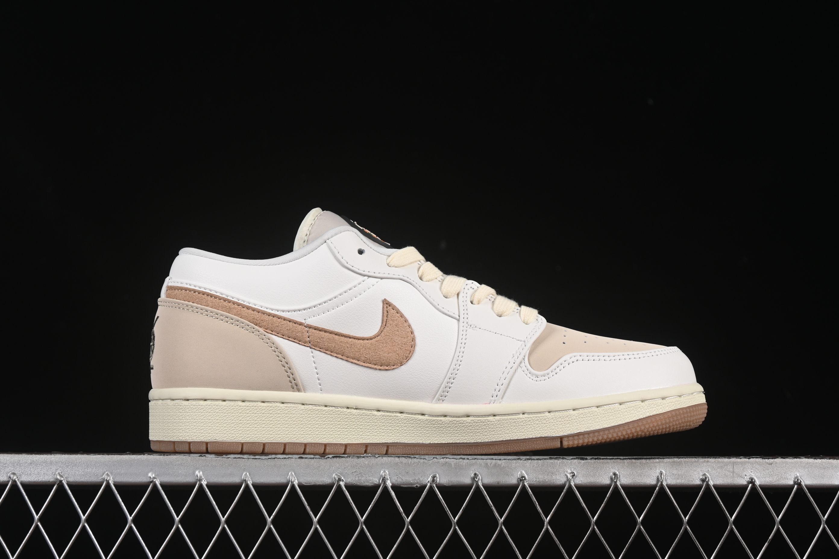 Nike Air Jordan 1 Low "Dongdan" Casual Sneakers in Coconut Milk White - IB8855-121